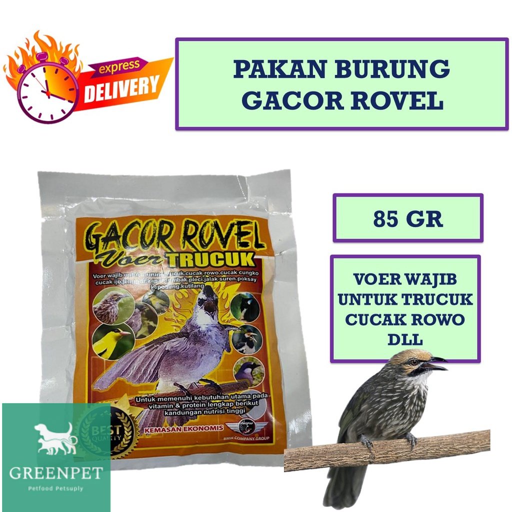 MURAH Pakan Burung GACOR ROVEL Voer TRUCUK pakan wajib burung cucak rowo cucak ijo dll