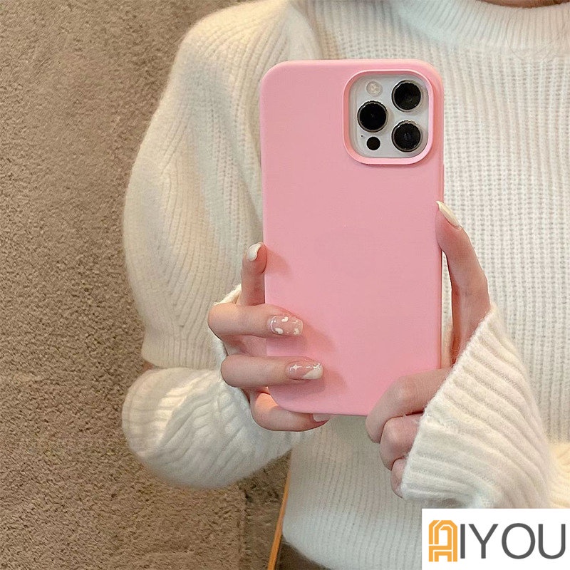 Casing Ponsel Bahan Silikon Lembut Dengan logo Untuk iPhone7 8 7p 8p x xs xsmax 11 11pro 11promax 12 12pro 12promax 13 13pro 13promax 14 14 Pro Max