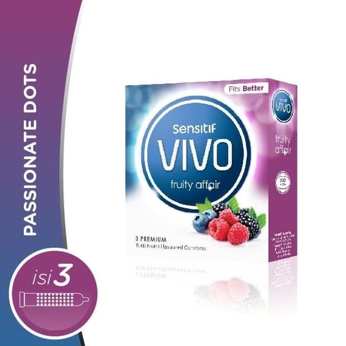 

LATIFAH | Vivo Fruity Affair Sensitif Kondom Alat Kontrasepsi ( Beraroma ) | PRIVASI AMAN