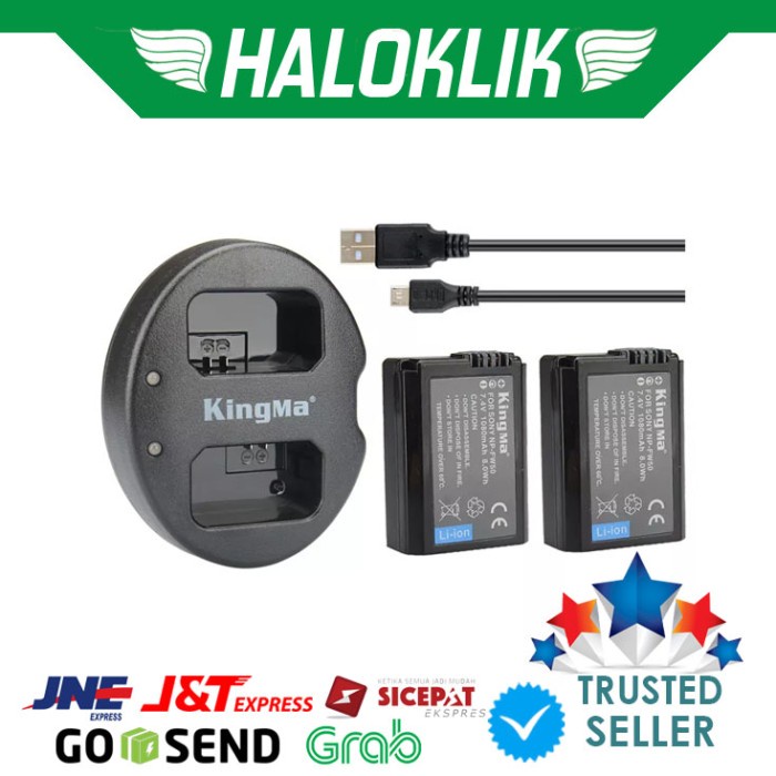 Kingma Dual Battery Charger For Sony KM FW 50 BM015 Black