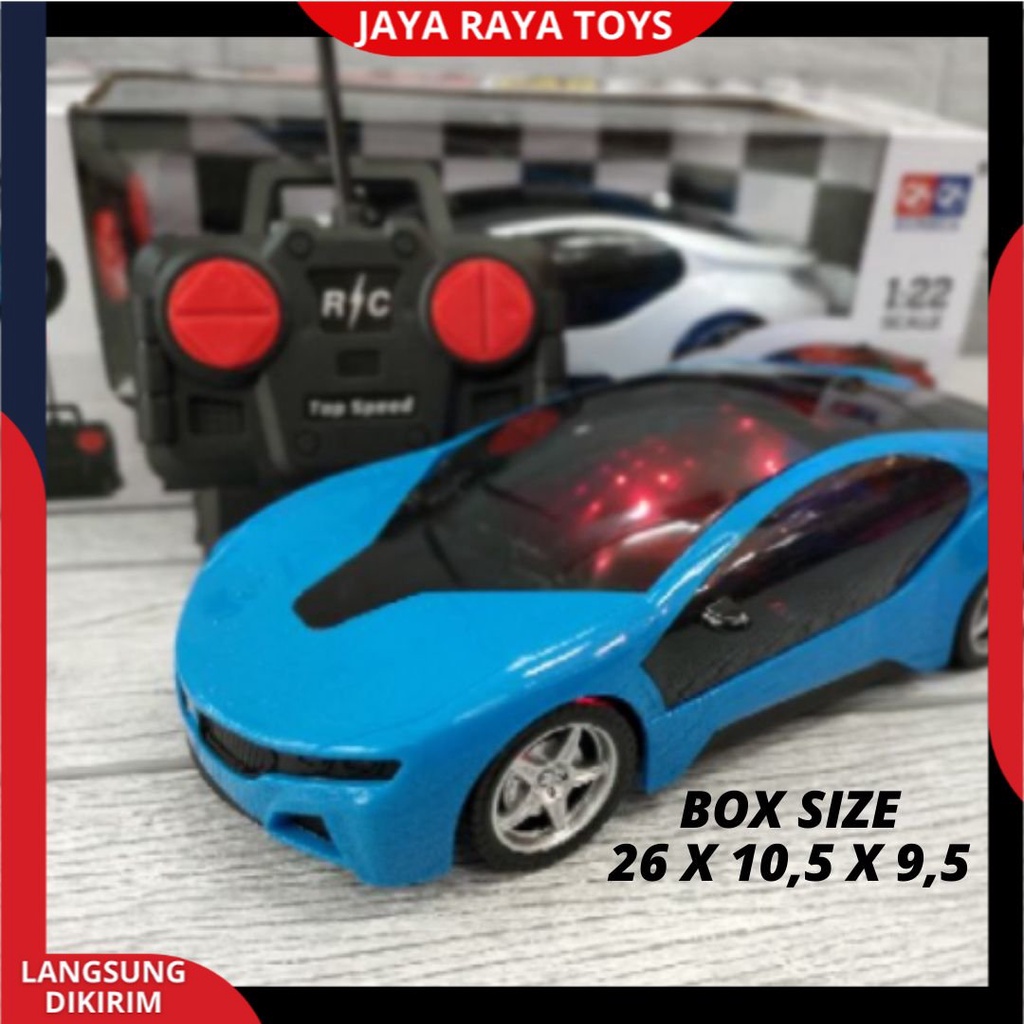 Mainan Mobil Remote Control Berlampu Sedan lampu 3D RC Car Famous Top Speed Up Racing Rally TERBARU