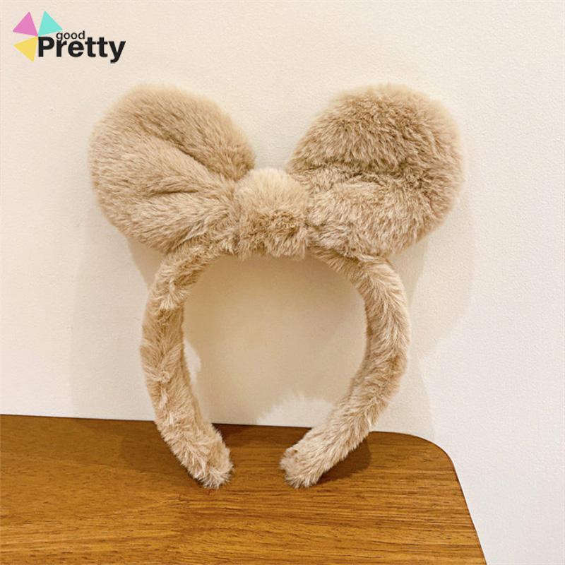 Dasi kupu-kupu Ikat Kepala Cuci Muka Wanita Headband Makeup atau Cuci Motif Imut dan Lucu Model Korea - PD