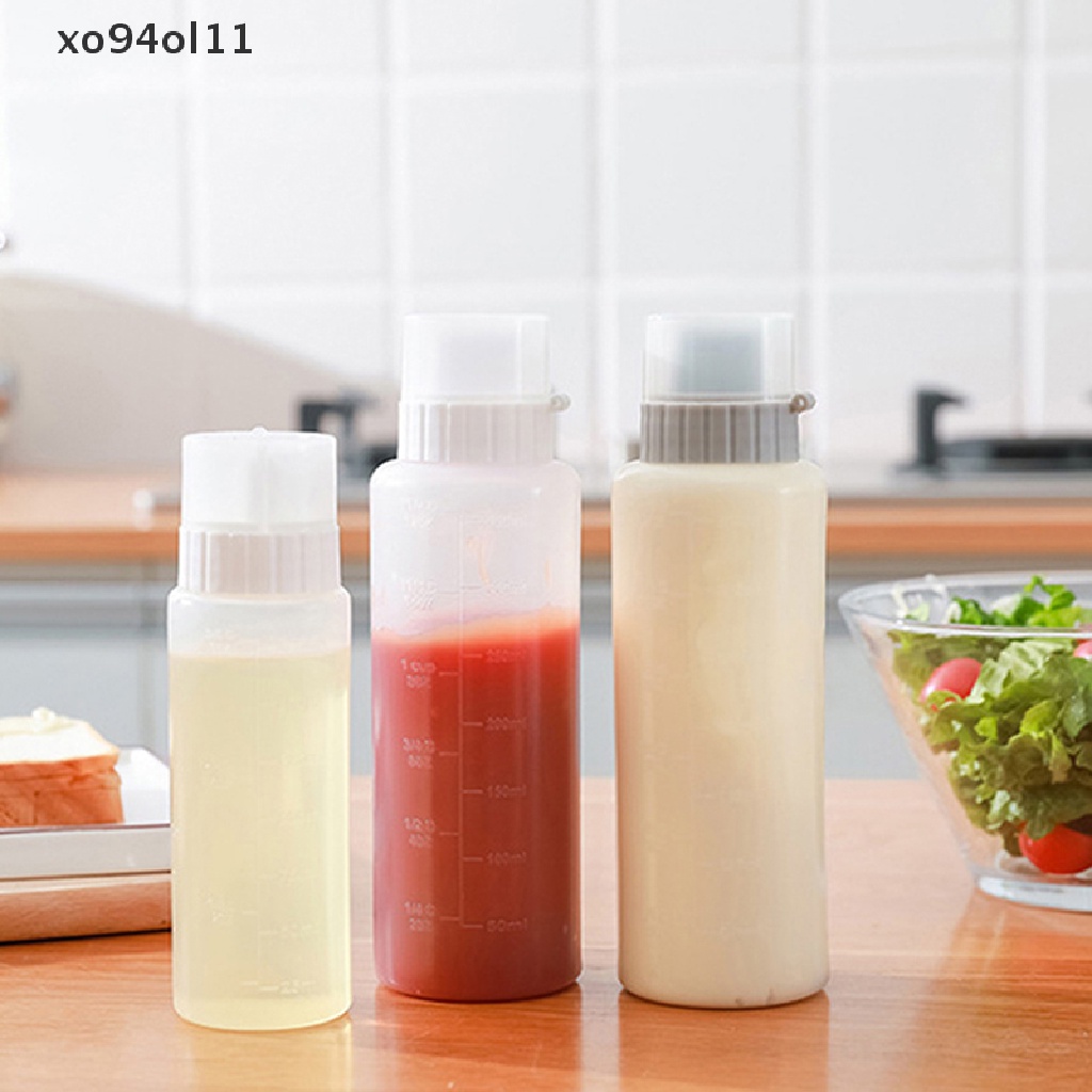 Xo 1Pc 350/175ml Botol Peras Bumbu 5lubang Kecap Mustard Squeeze Bottle OL