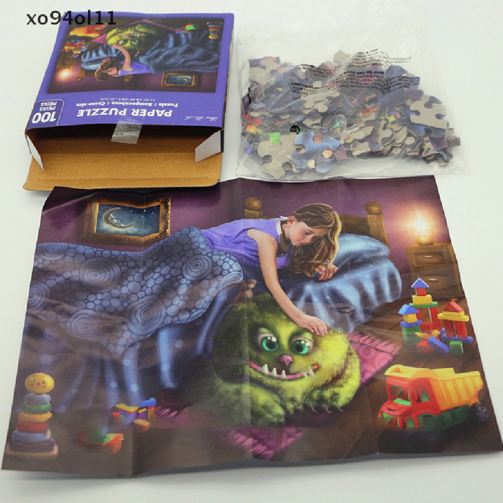 Xo Jig Puzzle 100biji Merakit Gambar Foto Edukasi Mainan Penghilang Stress OL