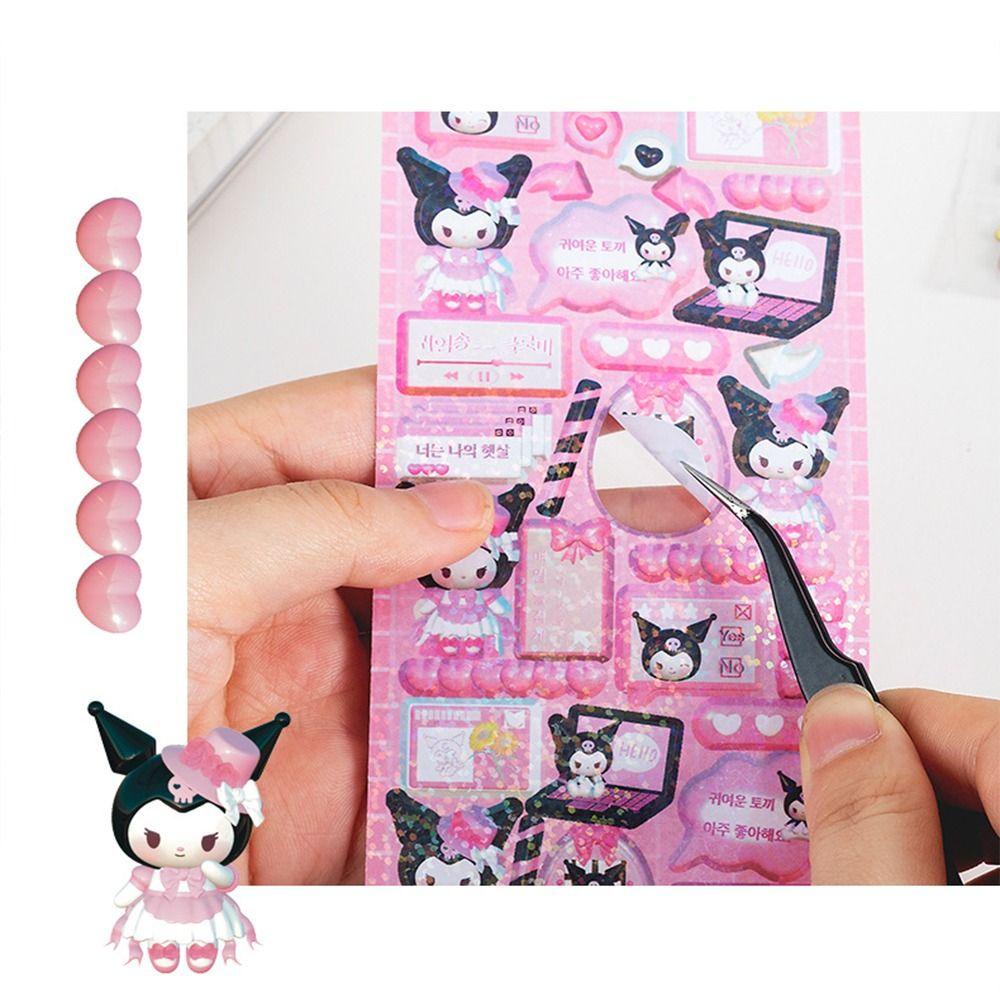 Agustin Goo Card Guka Sticker Anime Lucu Kartun Mainan Anak Scrapbooking Aesthetic Cinnamoroll Perekat Diary Sticker