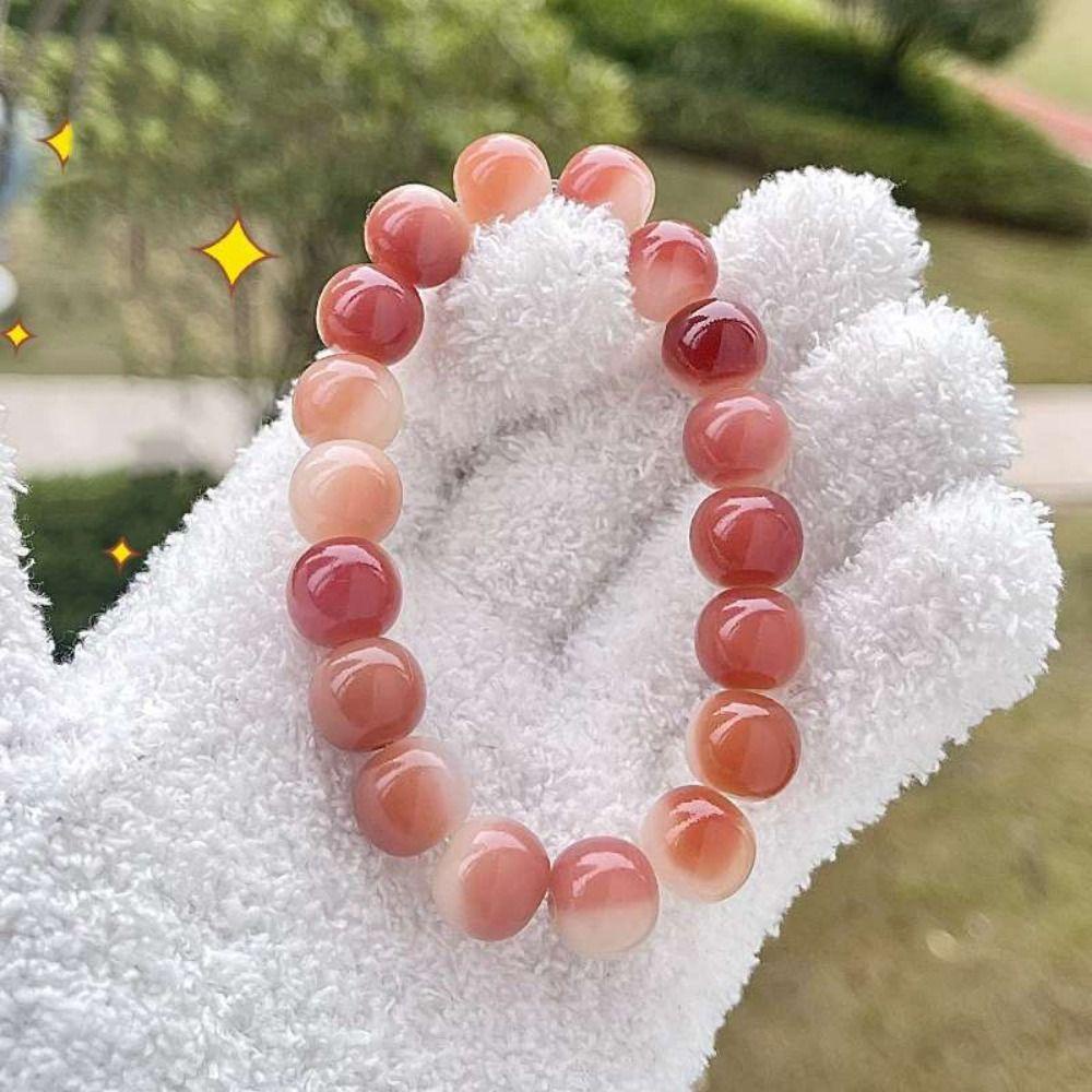 TOP Bodhi Akar Gelang Pesona Hadiah Melar Elastis Lilit Jari Beruntung Lembut Pengerjaan Tinggi Presisi Buddha Bead