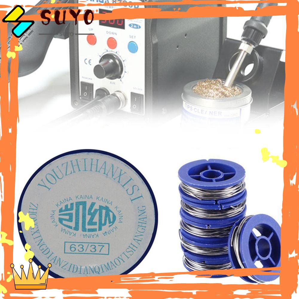 Suyo 5pcs Kawat Timah 2.2% Flux Sn/Pb Alat Solder Aksesori Las Timah Timah Memimpin