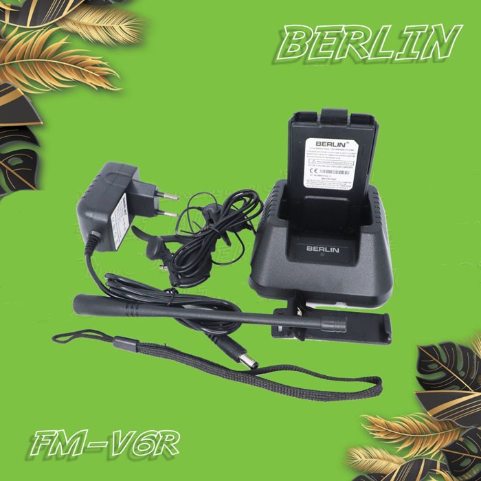 Berlin FM-V6R Handie Talkie HT Dual Band FM Transceiver V6R