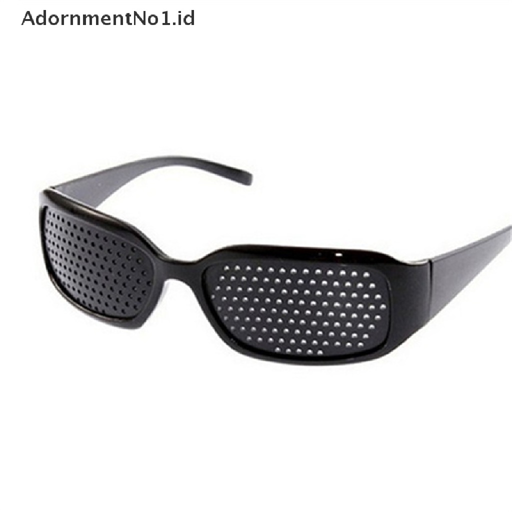 [AdornmentNo1] Kacamata Fashion Relieve Pinhole Pria Wanita Korektif Anti-Letih Myopia Glasses [ID]