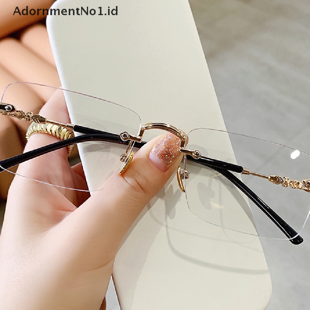 [AdornmentNo1] Kacamata Miopia Komputer Anti Cahaya Biru Wanita Pria Ultralight Bening Bulat Rabun Dekat Eyeglasses Diopters 50sampai-400 Unisex [ID]