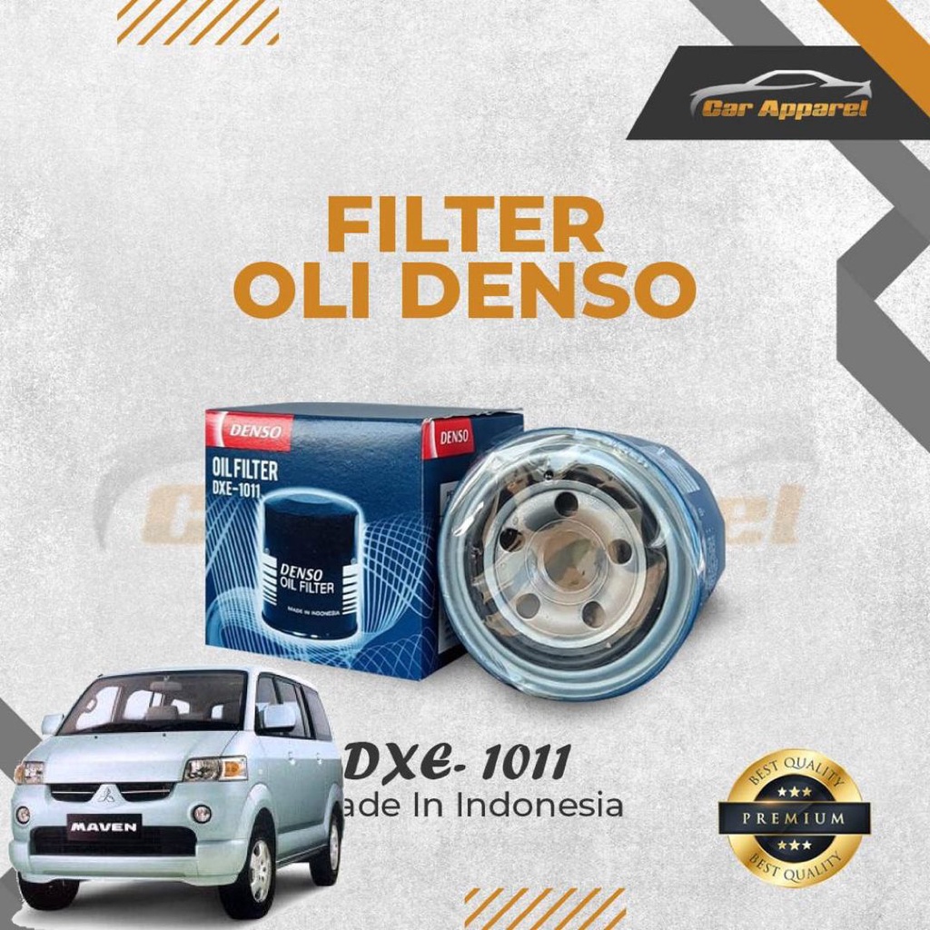 Denso DXE 1011 Filter Oli Mitsubishi Maven OIi filter Denso