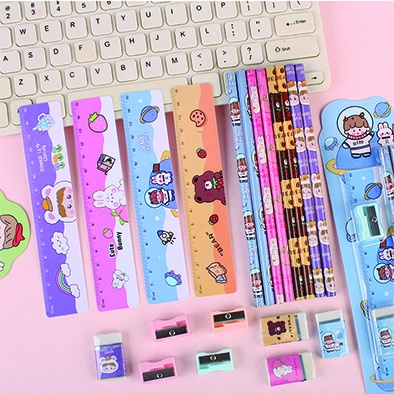 

Set Alat Tulis Sekolah Mini Stationary Paket Alat Tulis 5 in 1 1018