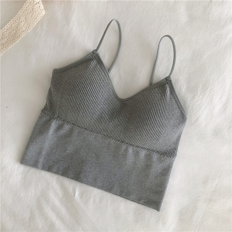 Victoria Feminim Tank Top Premium Quality Bra Sport Inner Wanit Fashion Korea 1133