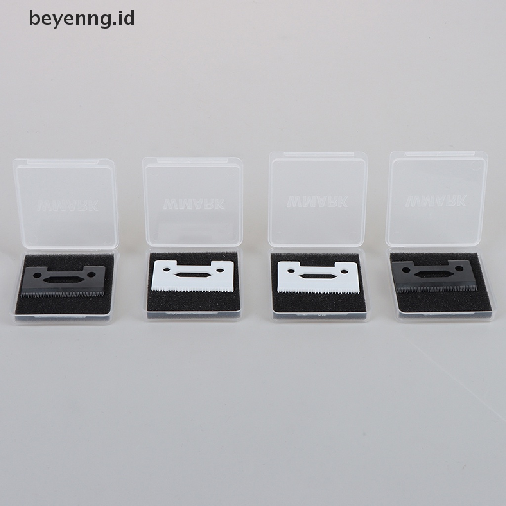 Beyen 2Pc 2Hole Stagger-Tooth Ceramic Movable Blade Cordless Clipper Replaceable Blade ID