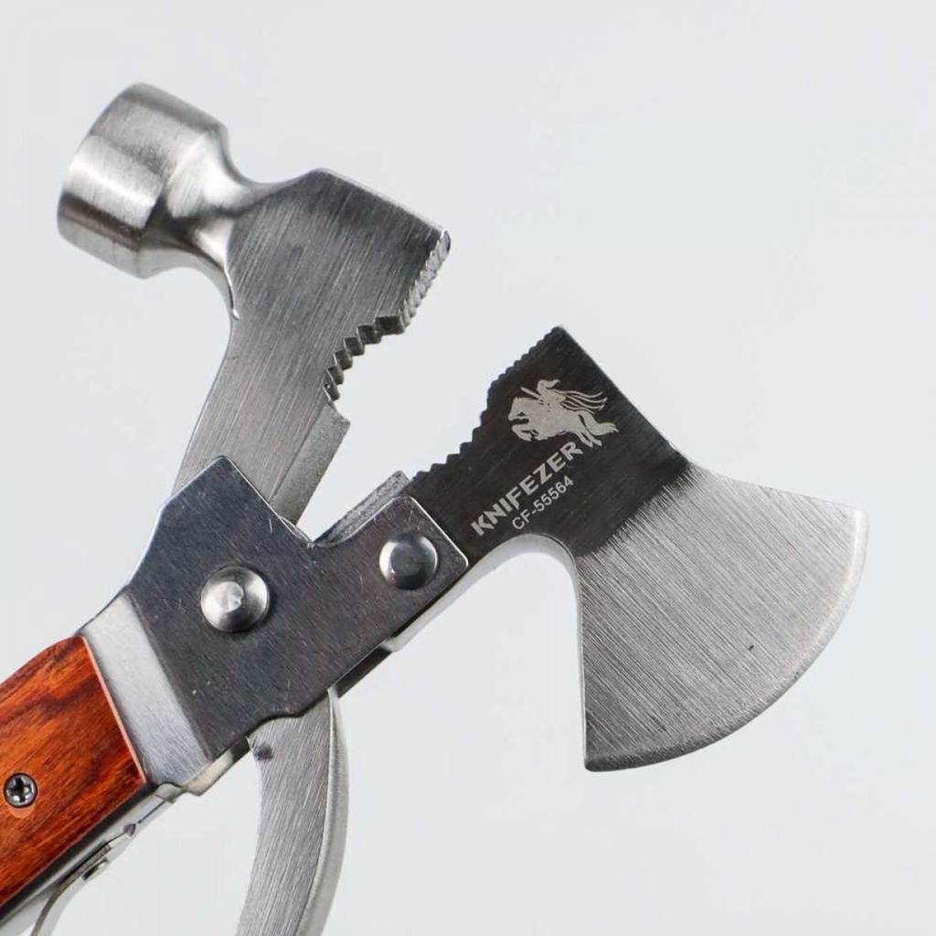 KNIFEZER Alat  Multifungsi EDC Axe Hammer Survival Tools