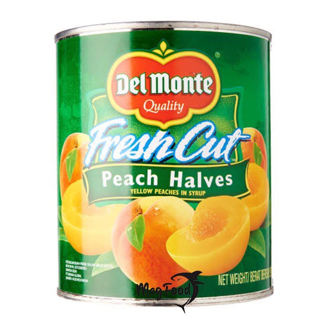 

Del Monte Peach Halves 825gr Yellow Peach In Syrup / Peach Kaleng