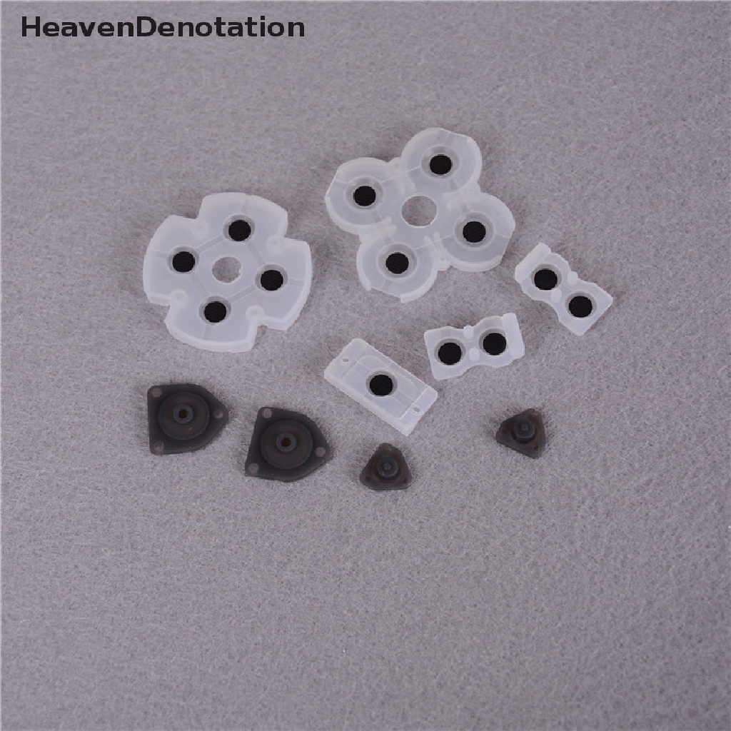 [HeavenDenotation] 9pcs/set Controller Pengganti D-Pad Karet Konduktif Untuk PS4 Controller HDV