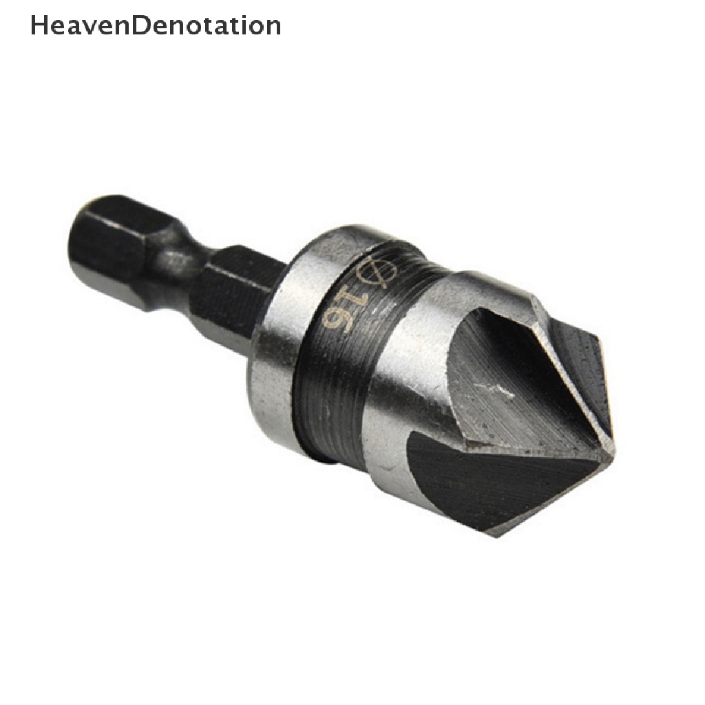 [HeavenDenotation] 3pcs Hex Countersink Boring Set Untuk Metal Drill Bit Tools Hexagonal Carbon Steel HDV