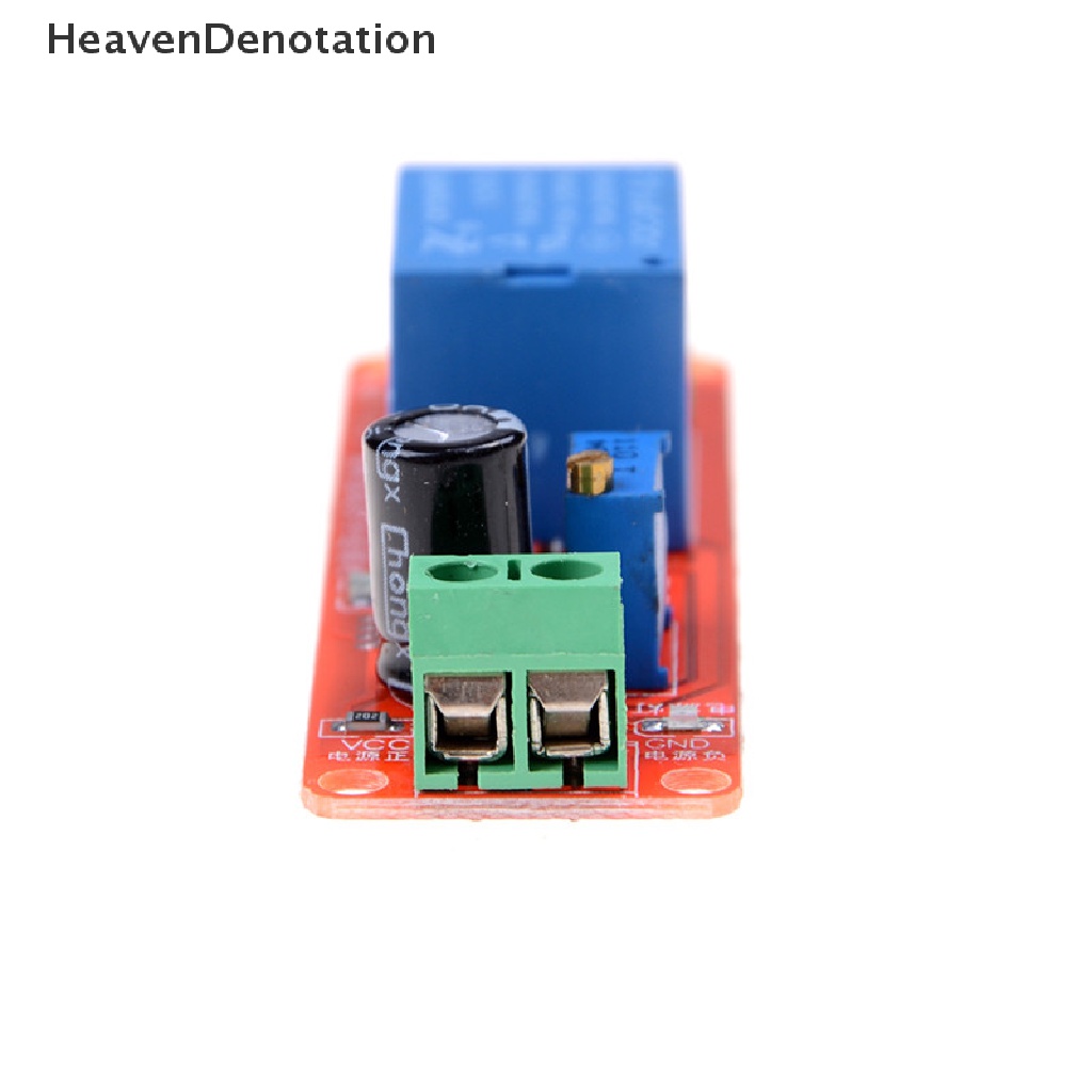 [HeavenDenotation] Ne555 DC 12V Delay Relay shield Timer Switch Modul Adjustable 0-10 Detik HDV