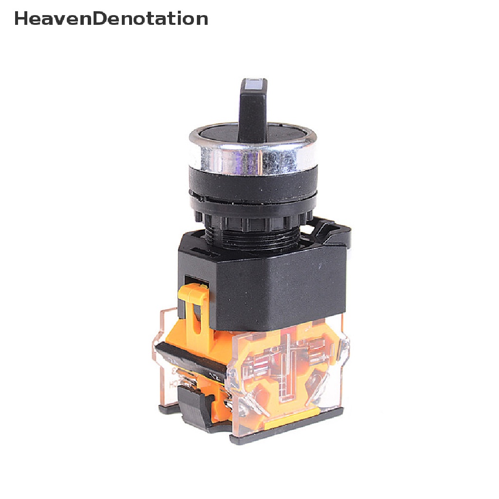 [HeavenDenotation] 2posisi NO NC Terawat Selector Switch Saklar Putar LA38-11X2 HDV