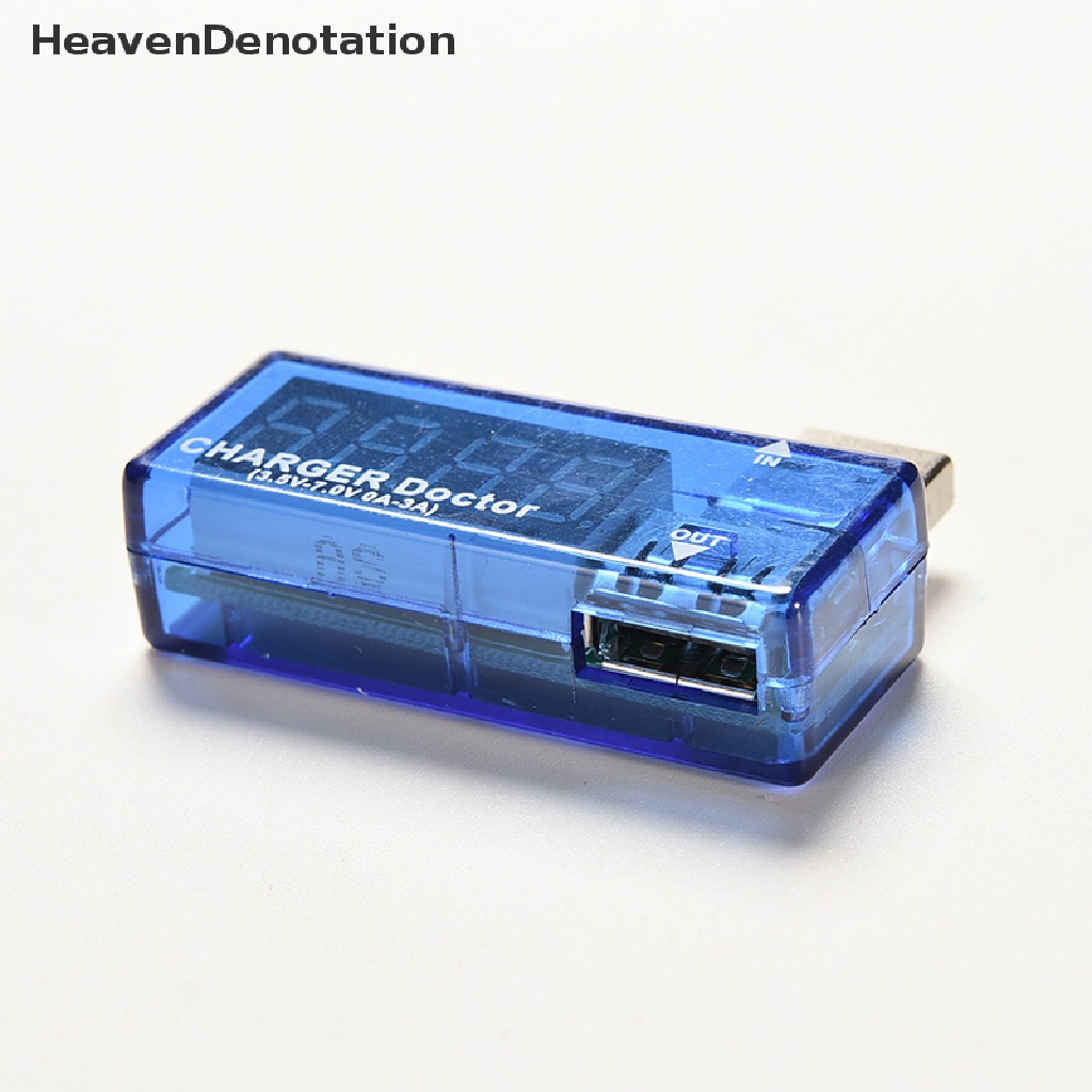 [HeavenDenotation] Usb Charger Doctor Voltage Current Meter Tester Detektor Daya HDV