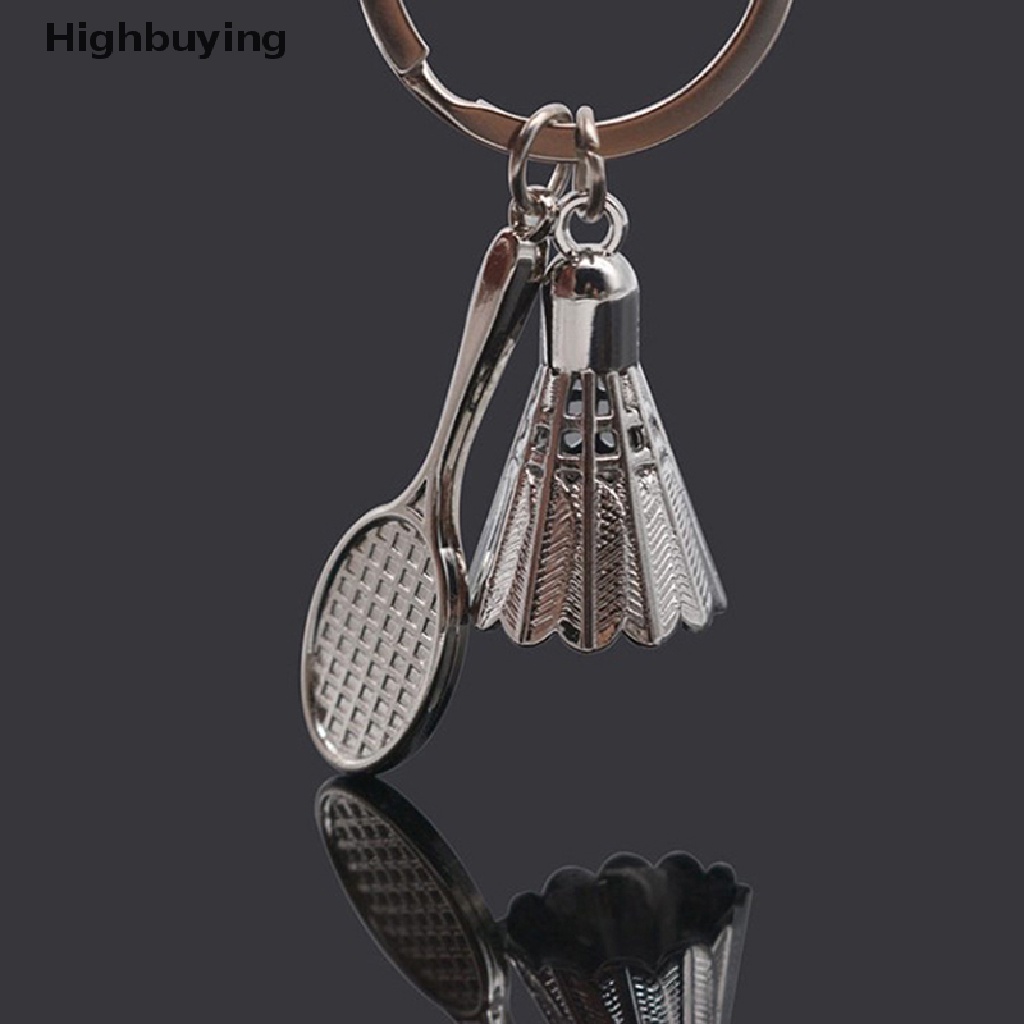 Hbid Mode Baru Gaya Hadiah Kreatif Aksesoris Badminton Dan Raket Gantungan Kunci shuttlecock Gantungan Kunci key ring Untuk Hadiah Ulang Tahun Glory