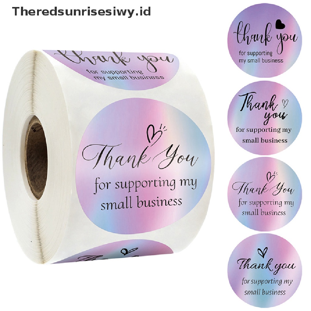 # Kado Mom &amp; PAPA DIY # 50pcs/paket thank you for supporg Kartu Ucapan Terima Kasih Bisnis Kecilku~