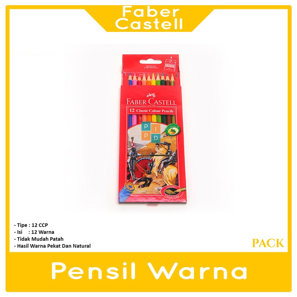 

FABER-CASTELL - Pensil Warna Classic 12 Panjang - Set