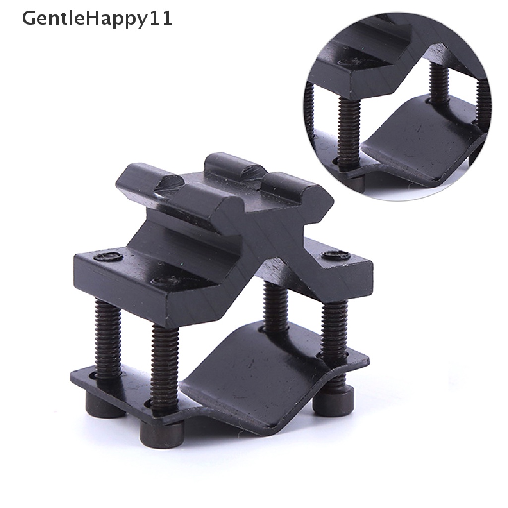 Gentlehappy Tactical Universal Adjustable Rail 20mm Mount Adapter Untuk Senter Scope Laser id