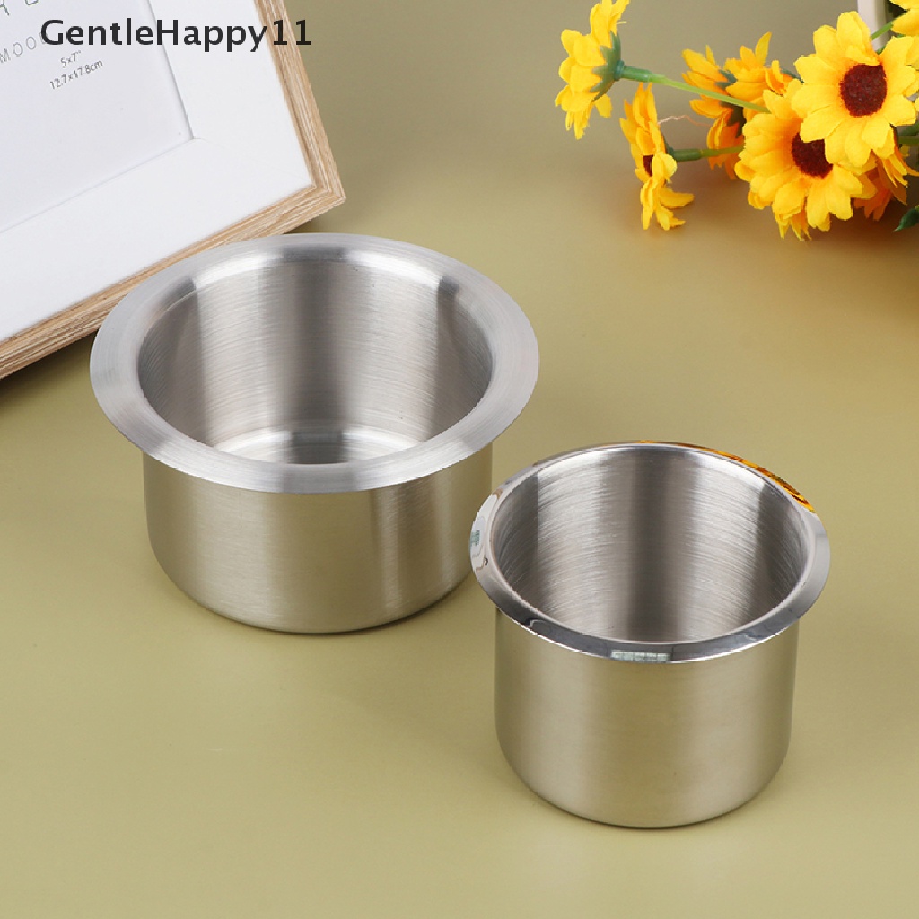 Gentlehappy Car Cup Holder Drink Cup Holder Recessed Stainless Steel Tempat Gelas Minuman Kaleng id