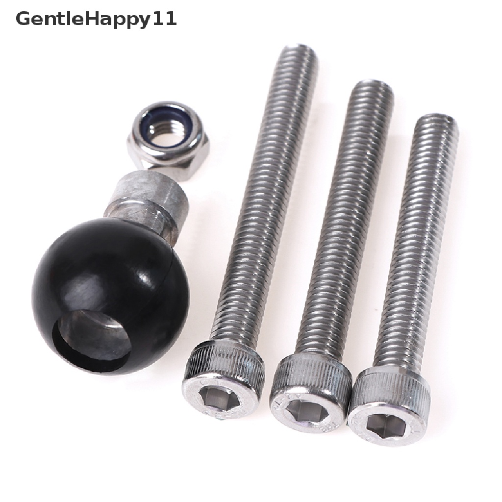 Gentlehappy Alas Penjepit Stang Motor 1inch Bola 25mm Dengan Sekrup M8 Untuk Ram Mount id