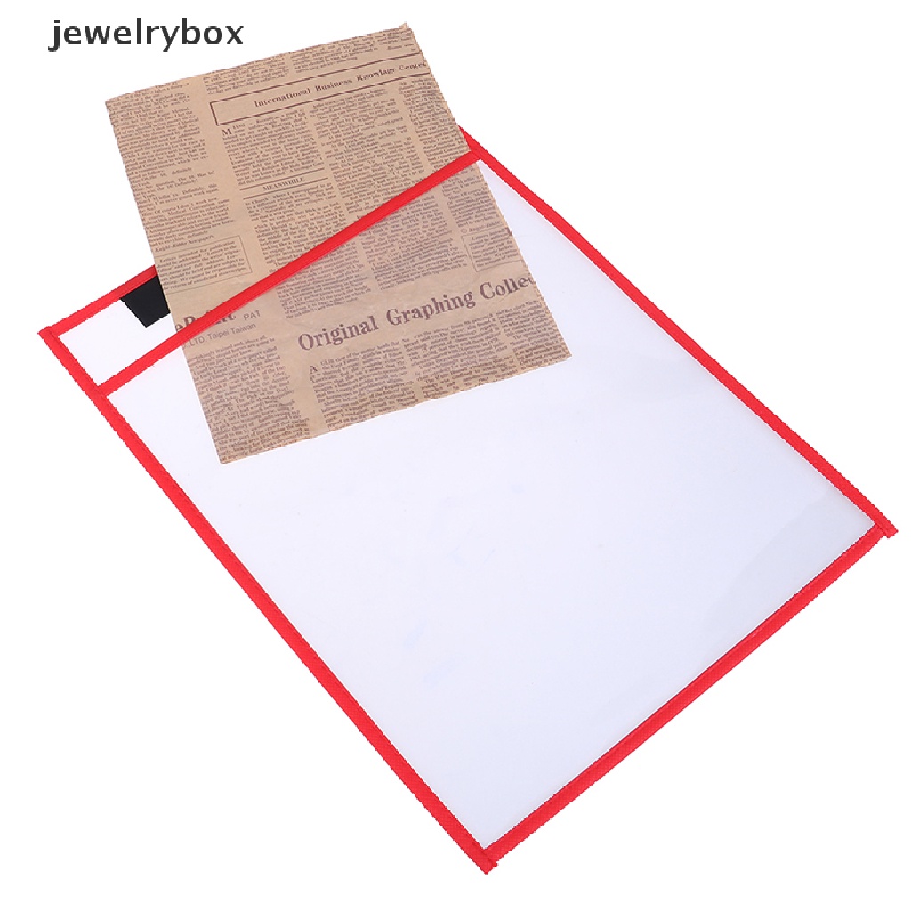 [jewelrybox] 1pc Mainan puzzle Digunakan Kembali PVC Transparan dry brush bag Tulis Lap Gambar Mainan Dewasa Butik