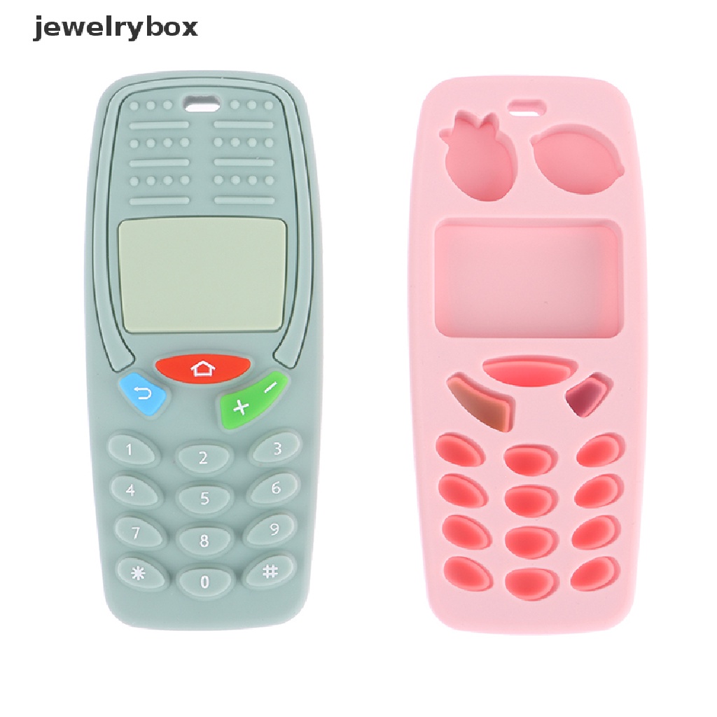 [jewelrybox] Mainan Gigi Bayi Silikon Mainan Mengunyah Bentuk Remote Control TV Untuk Butik Mainan Anak Perempuan