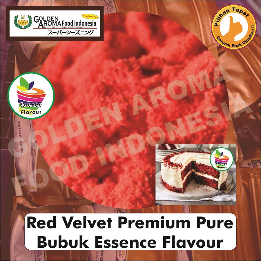 

Bubuk Red Velvet Premium Pure Efe 1/2kg Essen Flavor Ekstrak Tanpa Gula Flavour Essence Extract