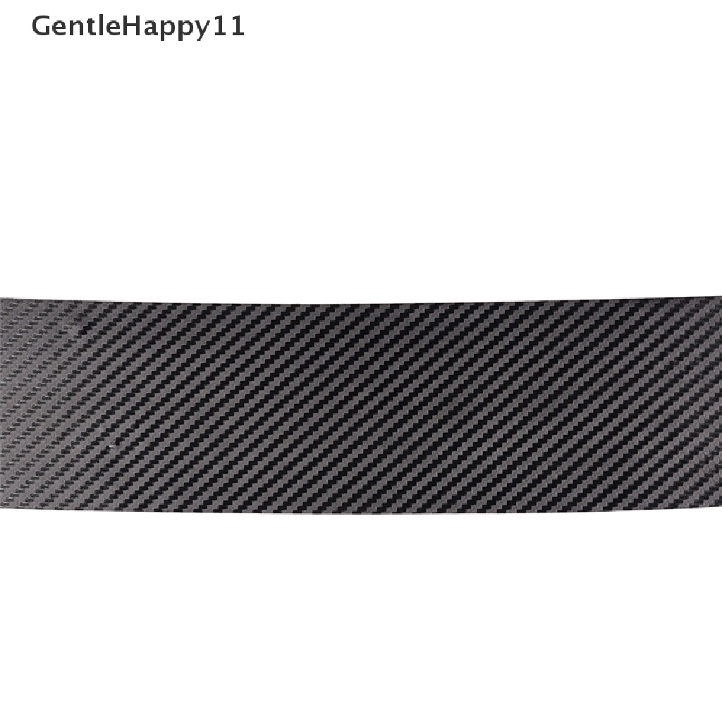 Gentlehappy Waterproof Carbon Fiber Stiker Bumper Belakang Trim Protector id