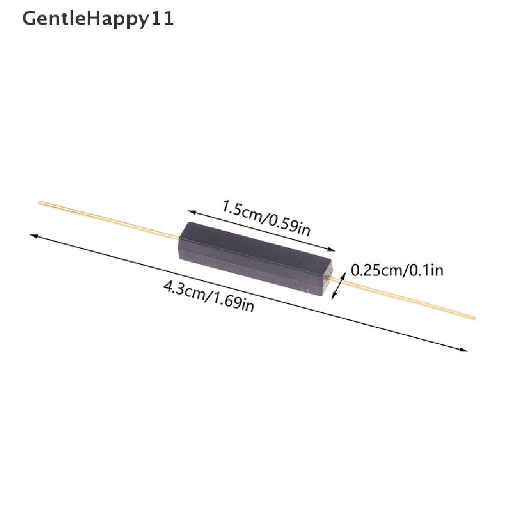 Gentlehappy Reed Switch Tipe Plastik Biasanya Buka Tutup Saklar Magnet GPS-14A GPS-11A id