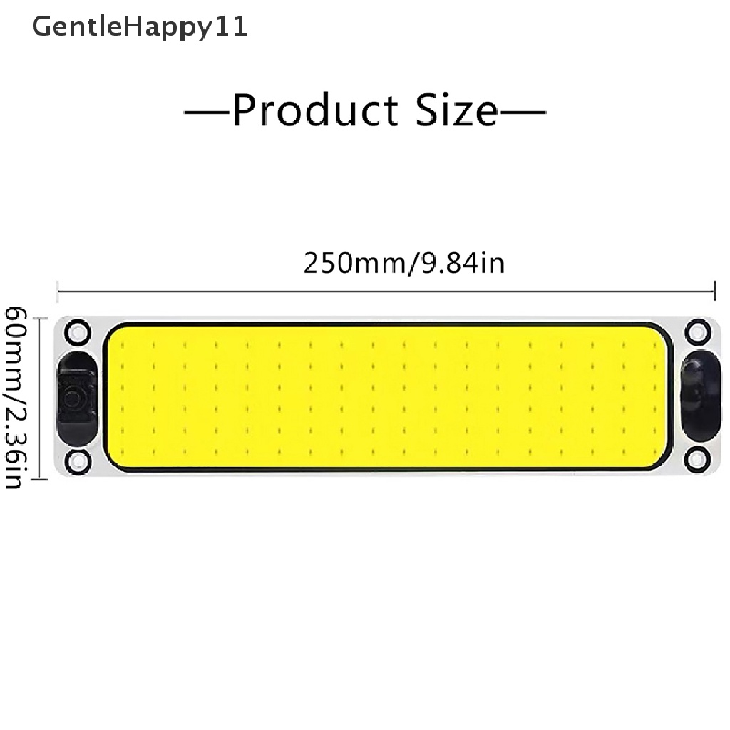 Gentlehappy 12V 24V Bohlam LED COB Strip Diode Lampu Truk Untuk Bohlam Mobil Otomatis Lampu Baca id