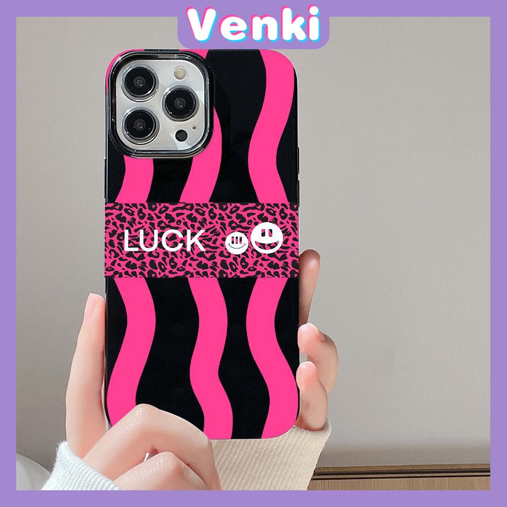 Case for iPhone 11 Soft TPU Glossy Black Candy Case Pink Wavy Line Camera Protection Shockproof For iPhone 14 13 12 11 Pro Max 7 8 Plus X XR