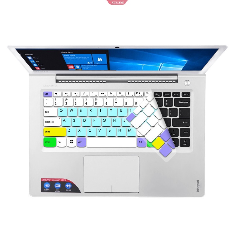 Cover Keyboard Untuk Lenovo IdeaPad 510S 310S-14 710-14 Universal Silikon Tahan Air Pelindung Kulit Keyboard Sticker Film [ZXL]