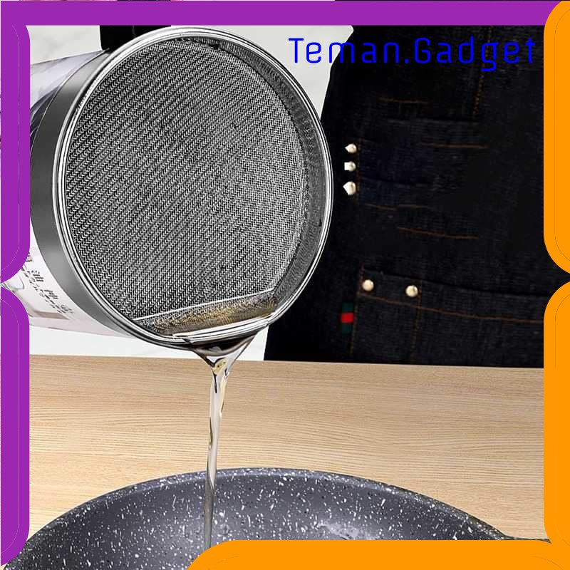 TG - DPR HEALTH Tempat Saringan Minyak Oil Strainer Pot Stainless Steel 1.4L - G2103