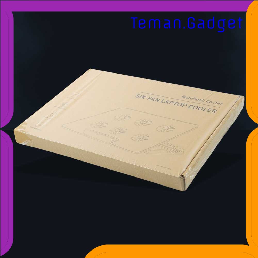TG - KMP SeGB Notebook Cooling Pad Laptop Ultra Thin Cooler 6 Fan - S6