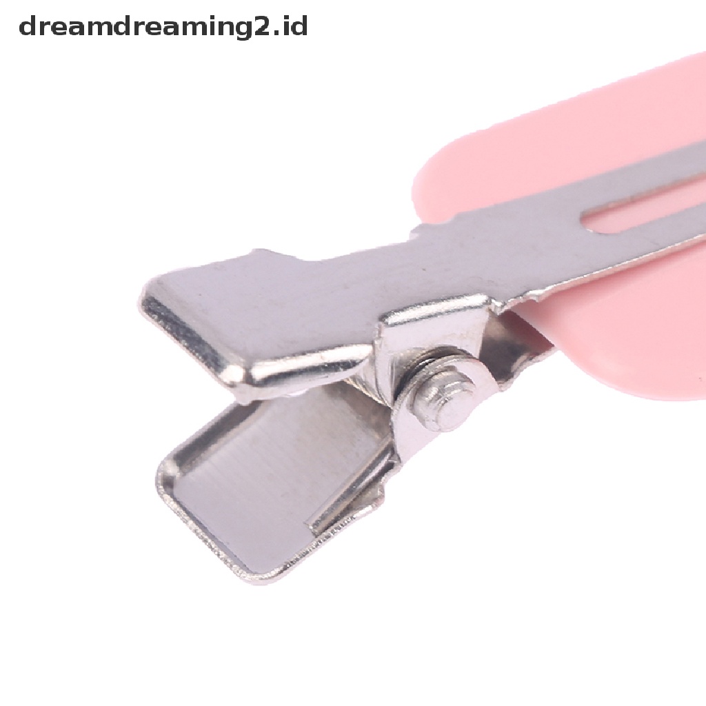 (dream) 10pcs/set Tanpa Tekuk Seamless Jepit Rambut Makeup Clip Cuci Aksesoris Wajah//