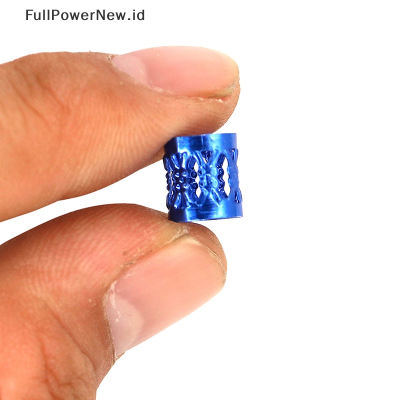 Power Lot 50pcs 8mm Manset Rambut Mengepang Klip Lock Dreadlock Manik Hair Extension Dekorasi ID