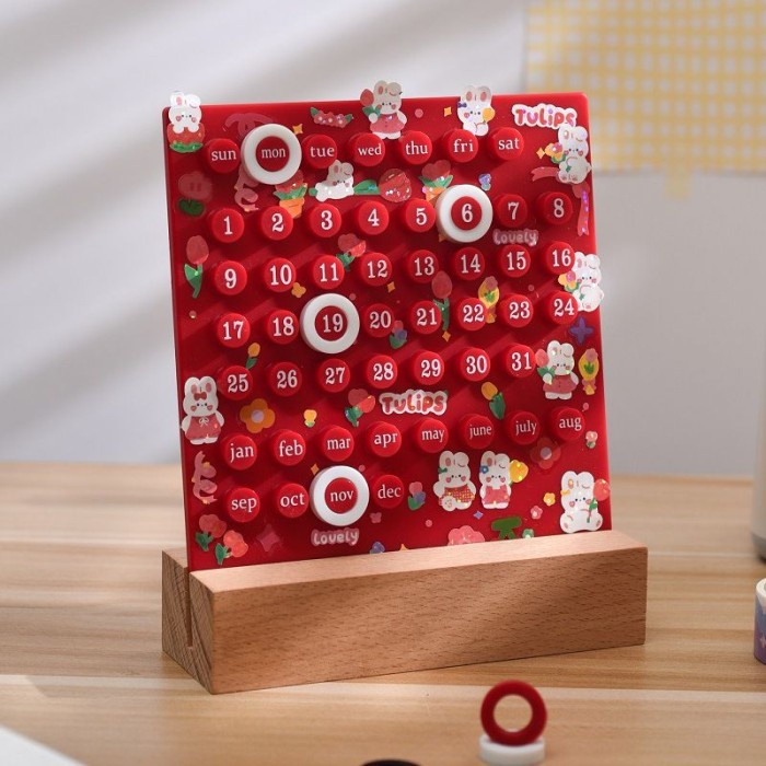 

Kalender Meja Lucu - Merah