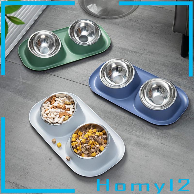 [HOMYL2] Mangkok Raised Cat Dog Bowl Untuk Anjing Kecil Sedang Indoor Kucing Kitten