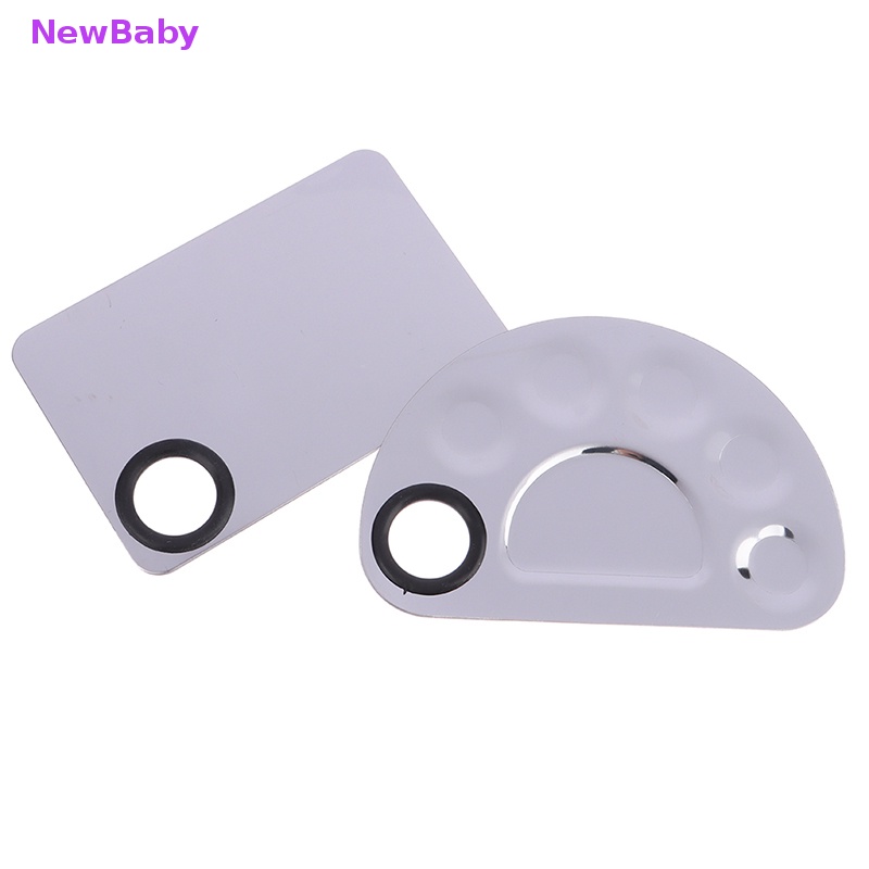 Newbaby Mixer Makeup Nail Art Polish Mixing Plate Foundation Eyeshadow Mixer Palette ID