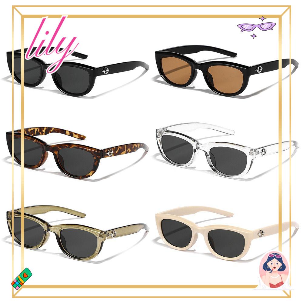 Lily Y2K Kacamata Hitam Travel New Trend Square Pria Shades