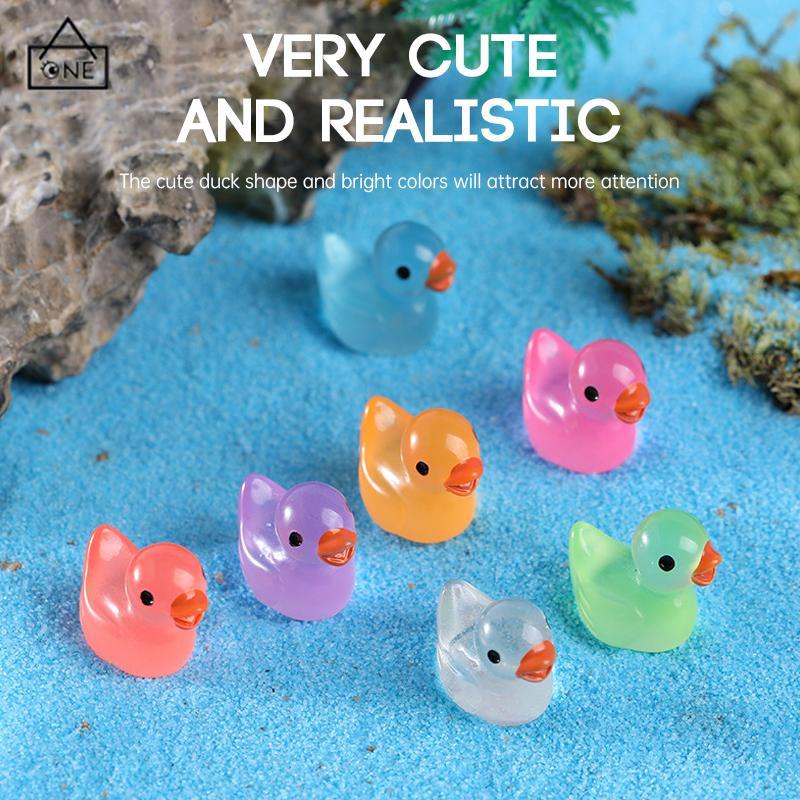 COD❤️Boneka bebek berwarna-warni yang bersinar dalam gelap Ornamen kreatif Kerajinan resin-A.one