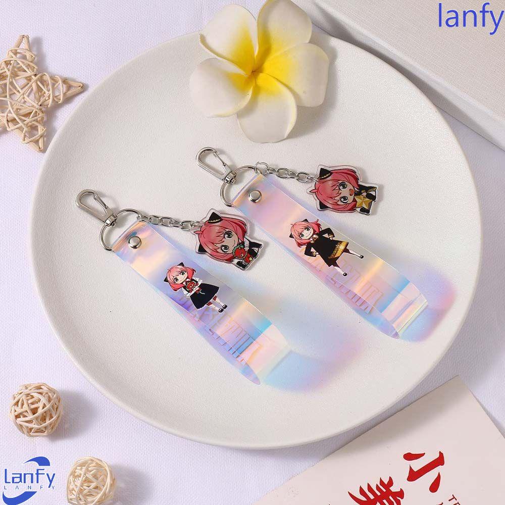 LANFY Cartoon Anime SPY X FAMILY Charm Key Rings Anya Keychain Collections Gift Anime Cute Key Ring Holder Cosplay Pendant Yor Forger Key Chain