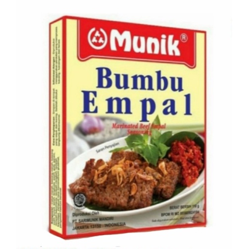 

MUNIK Bumbu EMPAL 110g | Marinated Beef Empal Seasoning - SKU25
